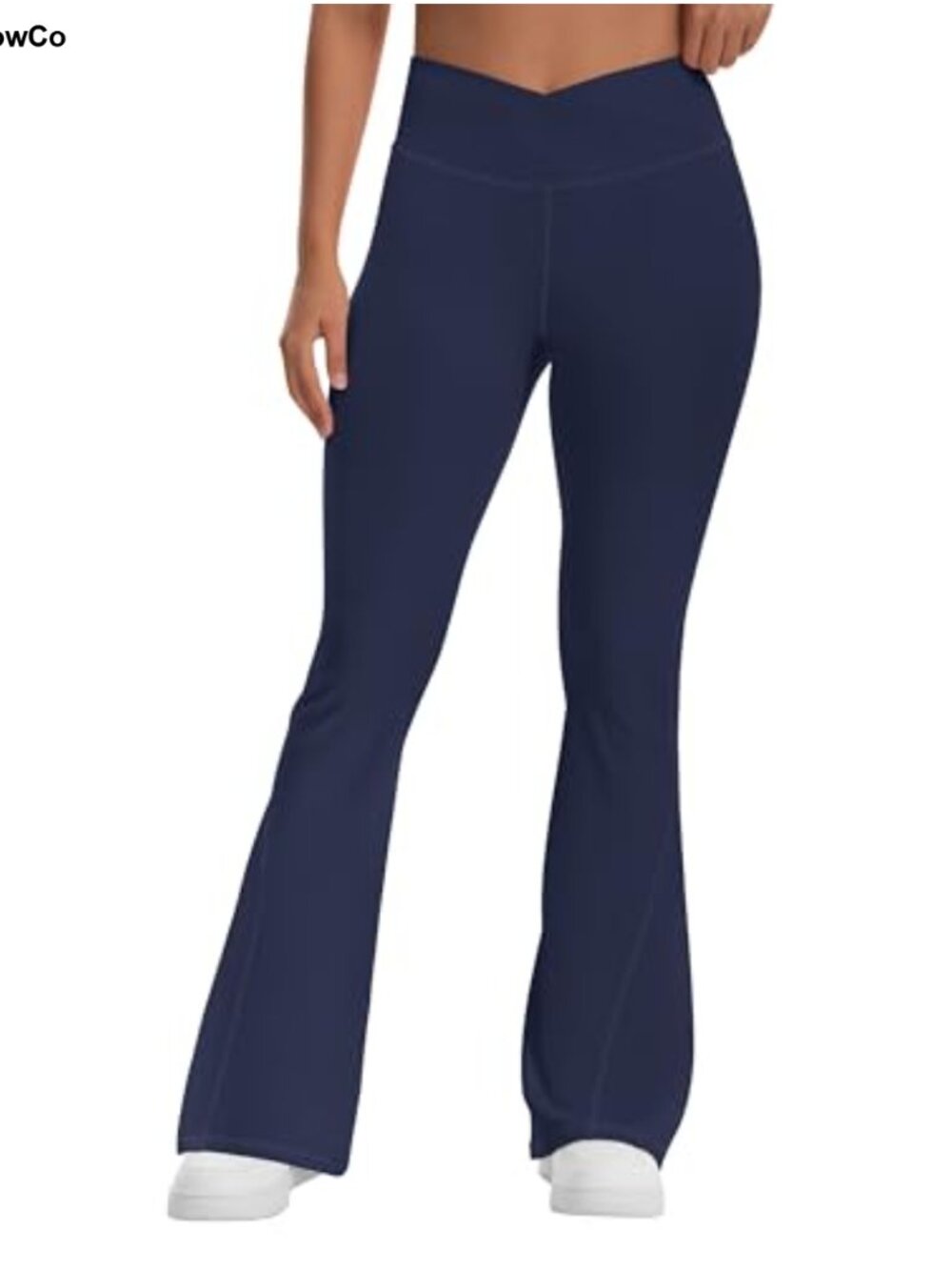 High Waisted Flare Leggings Crossover Tummy Control Bootcut Yoga Pants